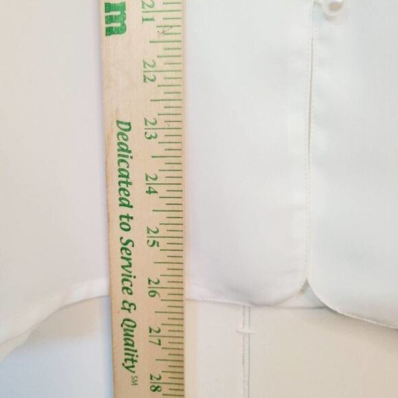 Women's White Button Down Shirt - Picture 8 of 12